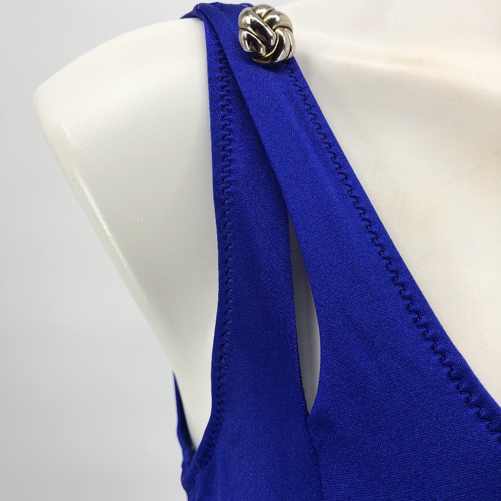 Vintage Royal Blue One Piece Swim Small - Picture 6 of 8